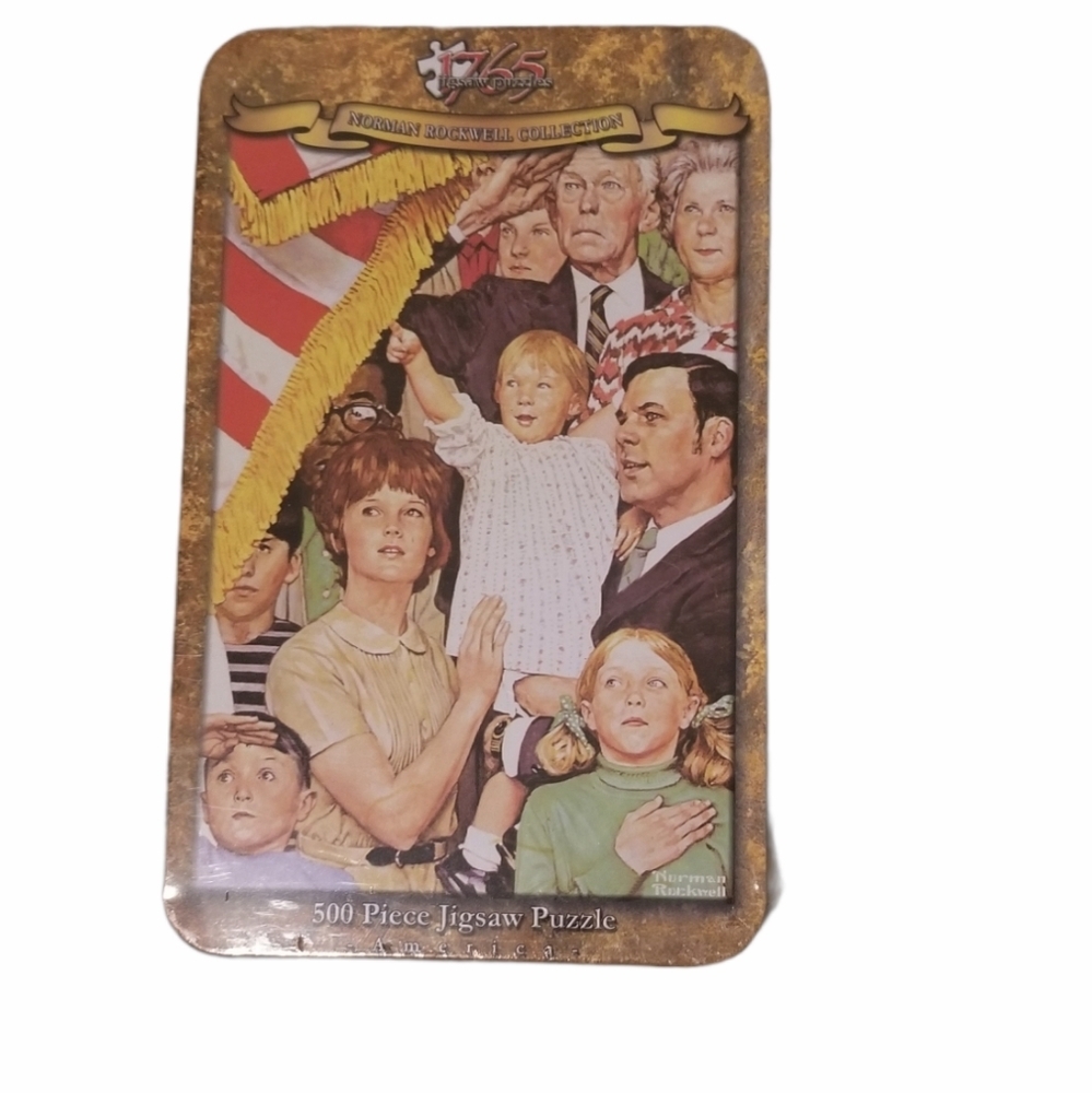 COPY - Norman Rockwell vtg jigsaw puzzles America 1765